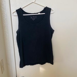 Black tank top